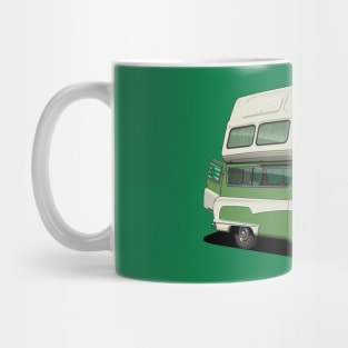 Bedford Camper Van in green Mug